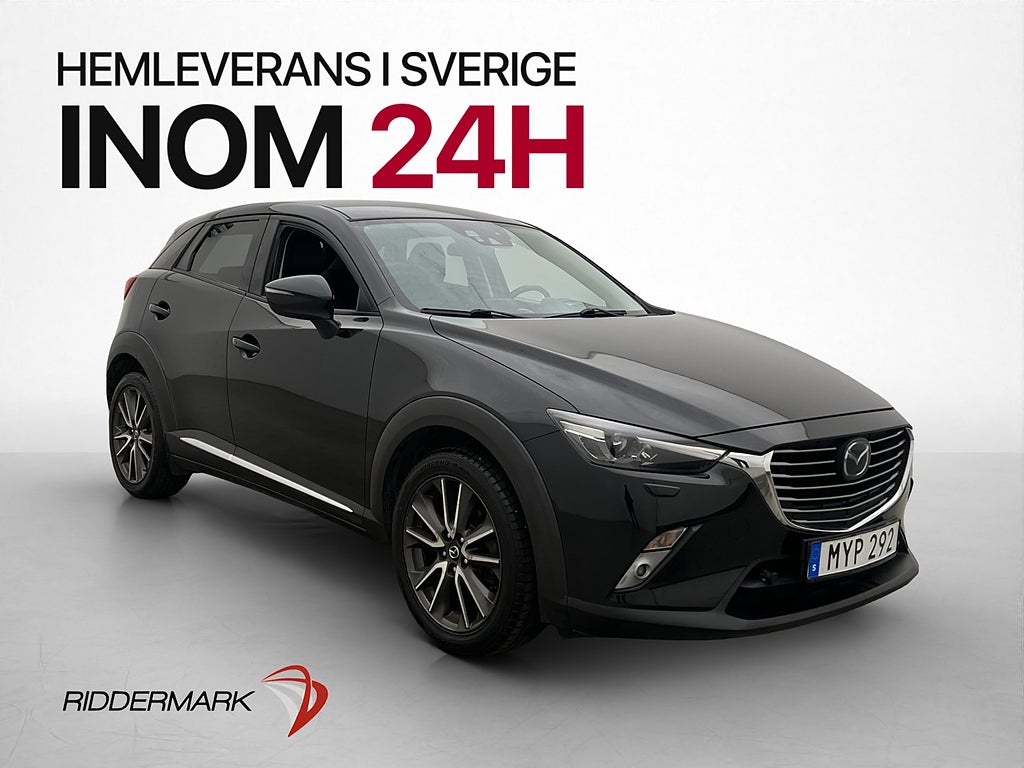 Mazda CX-3 2.0 AWD 150hk Optimum Bose HUD M/K-Värmare Kamera