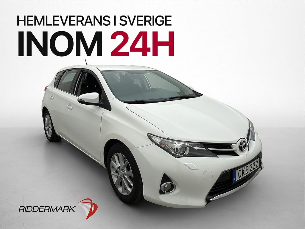 Toyota Auris 1.33 Dual VVT-i 99hk M&K-Värmare Kamera