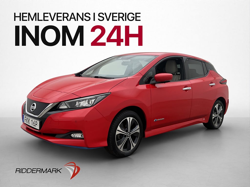 Nissan Leaf e+ 217hk Tekna 360° BOSE Navi Halvskinn