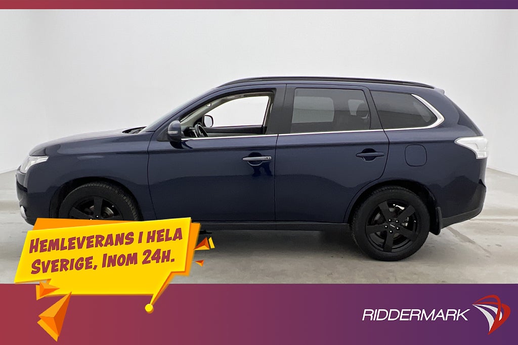 Mitsubishi Outlander 2.0 150hk 4WD 7-Sits Skinn Kamera