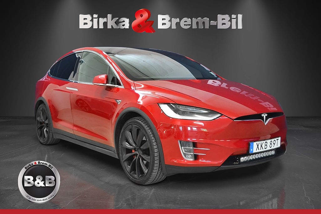 Tesla Model X P100D 611hk dragkrok autopilot 22`Ludicrous 