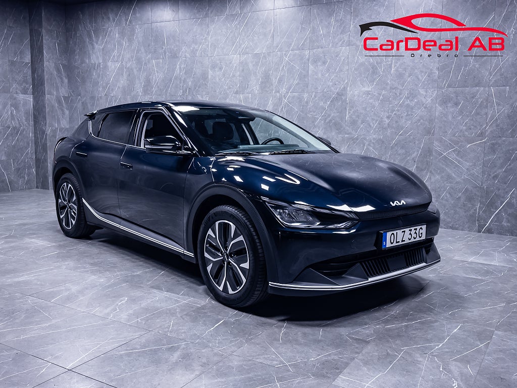 Kia EV6 77.4 kWh Base Kamera Navi CarPlay Drag Döda vinkel MOMS