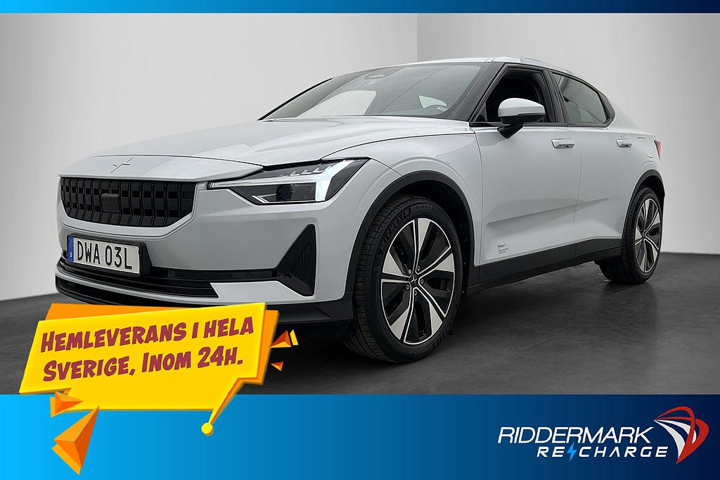 Polestar 2 Long Range Single Motor Plus Värmare Panorama H/K