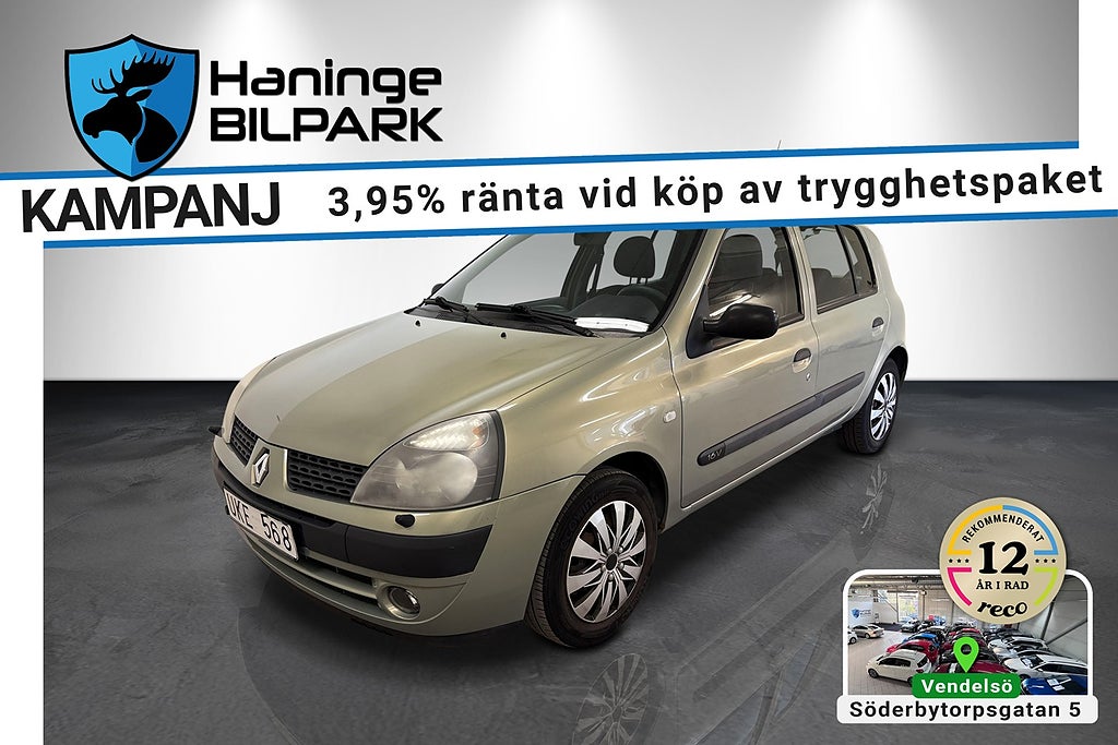 Renault Clio 5-dr 1.2 Expression /NY-BESS /KAMREM-BYTT /KUPE-VÄRMARE