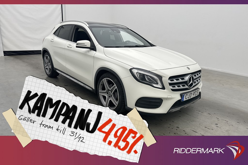 Mercedes-Benz GLA 200 d 4M AMG Pano Sportsto 4,95% Ränta