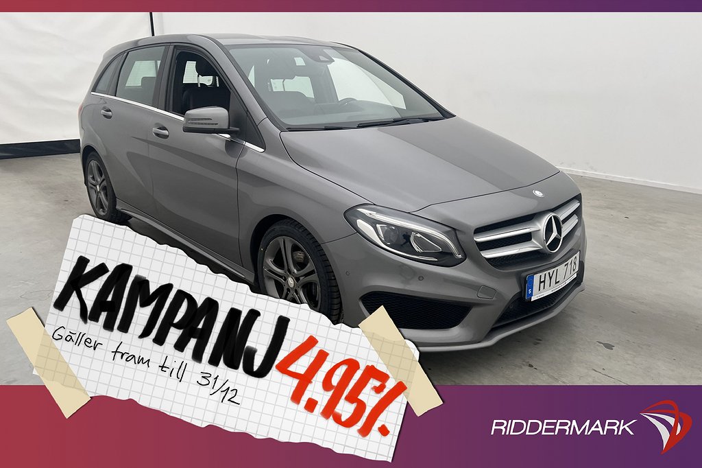 Mercedes-Benz B 180 CDI 109hk AMG B-Kamera 4,95% Ränta