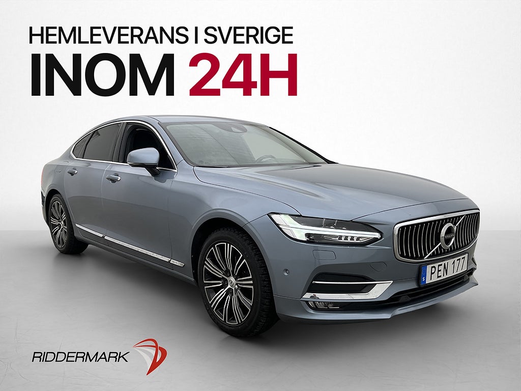 Volvo S90 D5 AWD Inscription Skinn Värm VoC BLIS Navi Drag
