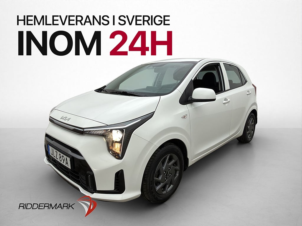 Kia Picanto 1.0 MPI 63hk Action Kamera Rattvärm CarPlay MOMS