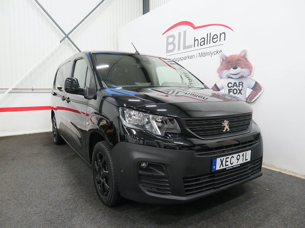 Peugeot Partner 1.5 BlueHDi 102HK L2 Pro Drag Värmare 