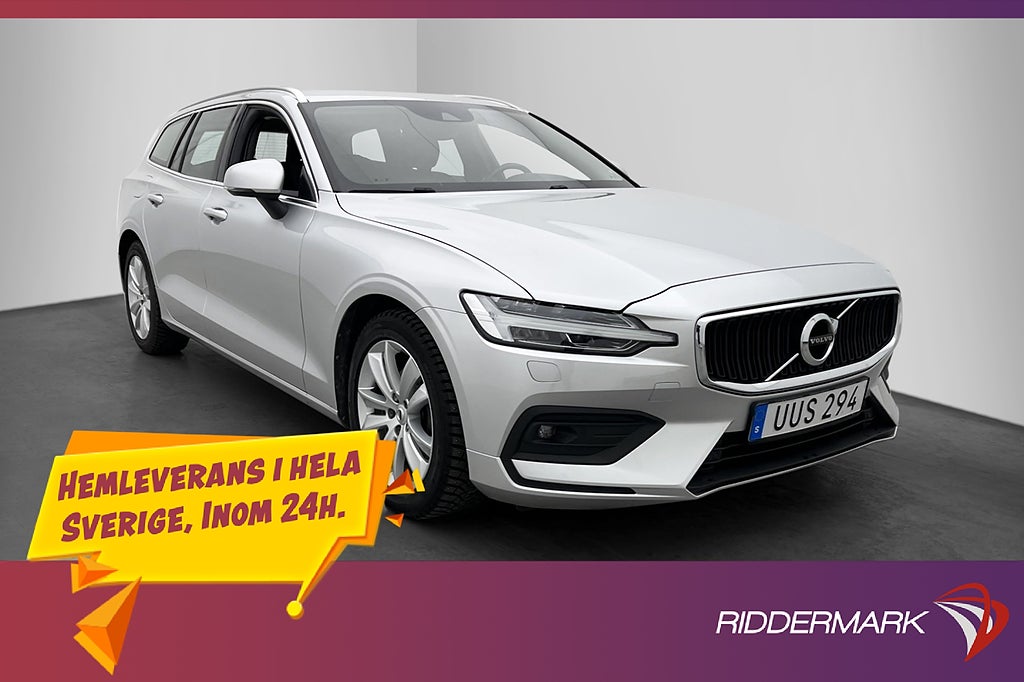 Volvo V60 D4 AWD Momentum VOC Värm P-sensorer Halvskinn