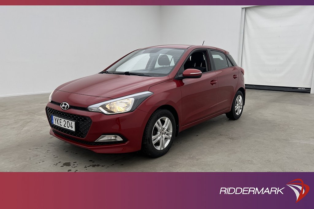 Hyundai i20 1.4 Automatisk 101hk Premium Rattvärme