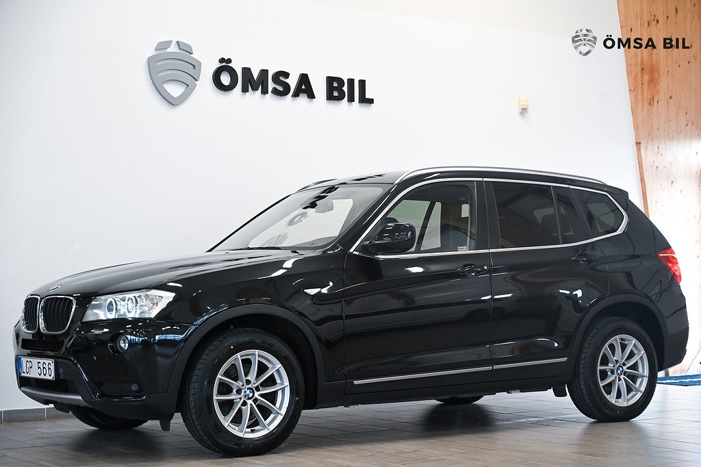 BMW X3 xDrive20d X-Line Navi B-Kamera Helskinn 184hk