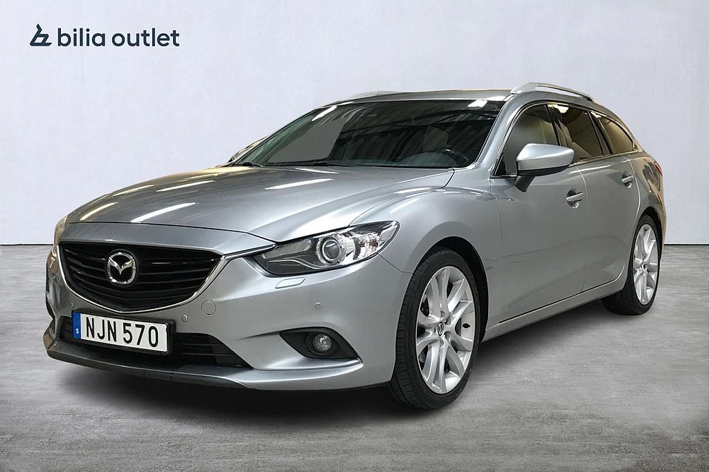Mazda 6 2.2 Skyactiv-D 175hk Navi Läder P-Sensorer