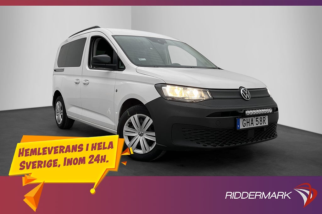 Volkswagen Caddy 2.0TDI Värmare B-Kamera 5-Sits Moms
