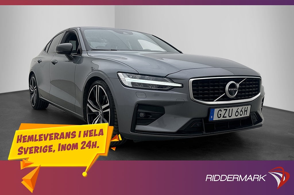 Volvo S60 T5 250hk R-Design Värmare 360° H/K CarPlay HUD