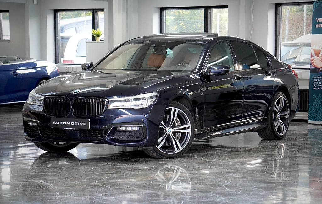 BMW 750 i xDrive 450hk M Sport Pano 360° H%26K HuD