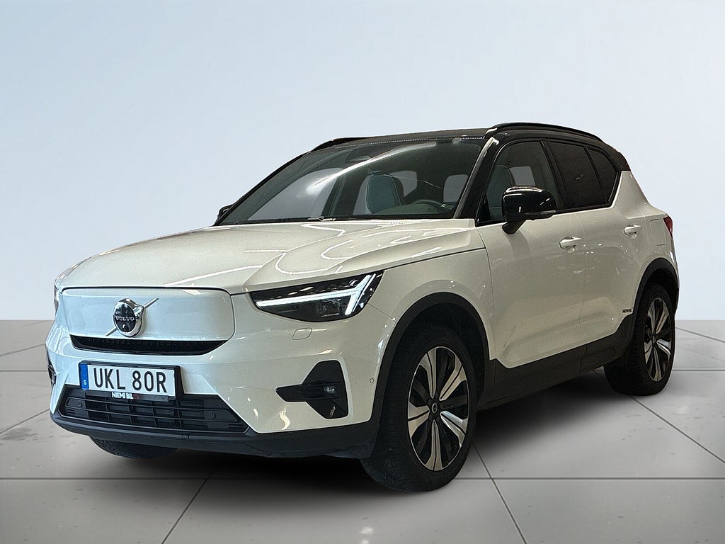 Volvo XC40 Recharge Twin Ultimate MOMS Drag 360° H/K-ljud Pano S&V