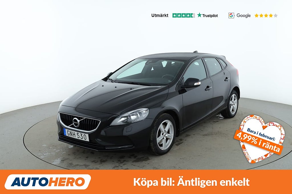 Volvo V40 T3 Kinetic / PDC, Sätesvärme bak