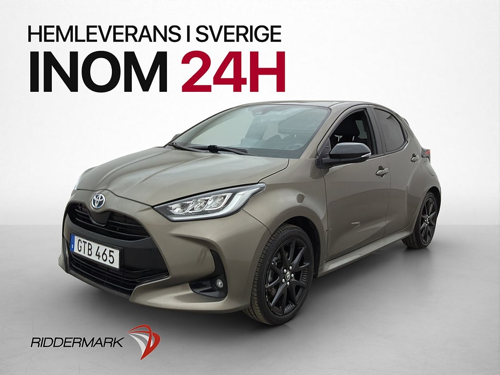 Toyota Yaris Hybrid 116hk Style Kamera Halvskinn Dragkrok