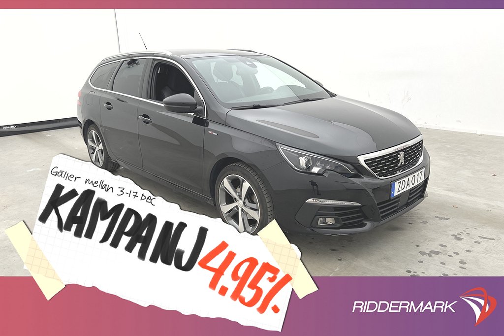 Peugeot 308 SW e-THP 130hk GT-Line Panorama Mass 4,95% Ränta