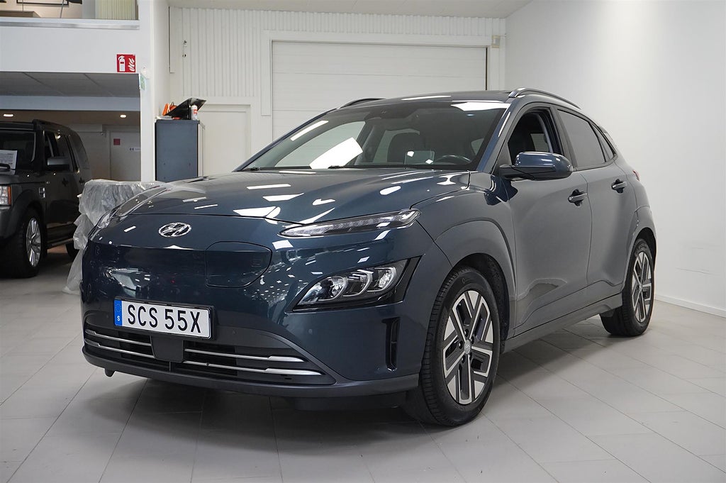 Hyundai Kona Electric 64kWh Advanced Taklucka HUD Drag 204hk | Ränta 3,95%