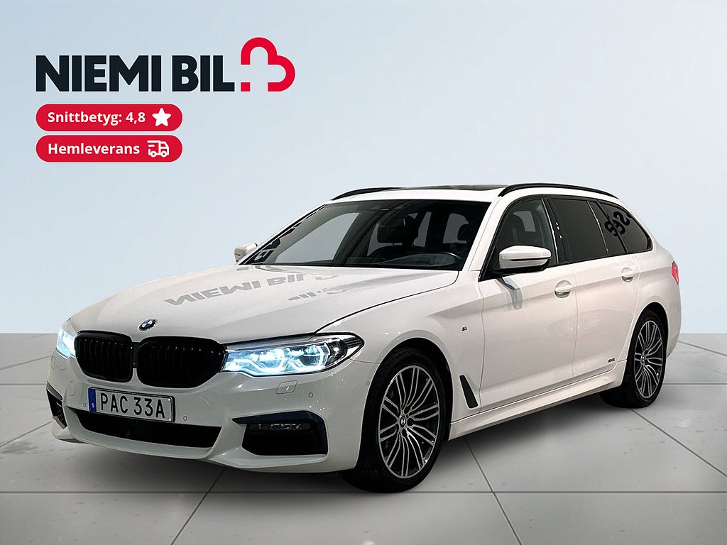 BMW 530D xDrive Touring M Sport Drag Pvärm 360° Pano H/K HuD SoV