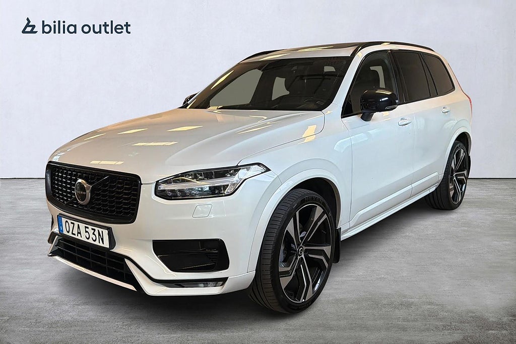 Volvo XC90 B5 AWD R-Design 7sits Drag B&W Luftfjädring Pano Keyles