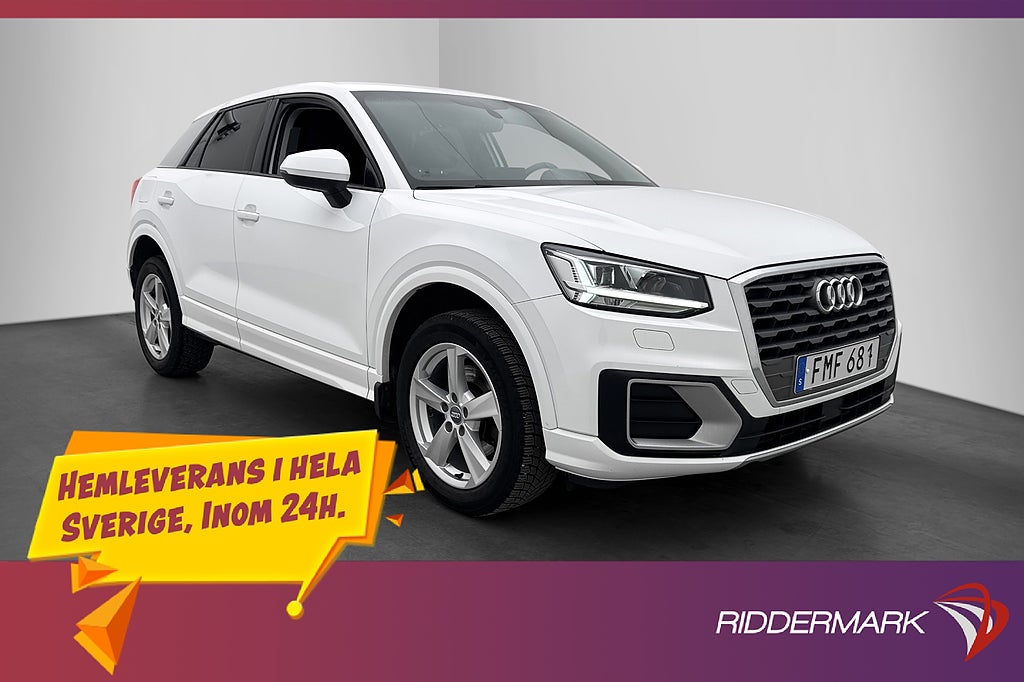 Audi Q2 1.0 TFSI  P-Sensorer LED 2-Zons Bluetooth 1 Brukare
