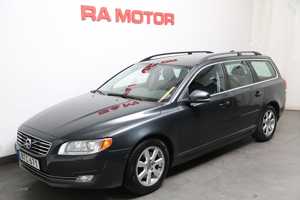 Volvo V70 II D2 S/S Momentum Nybesik Dragkrok 2014