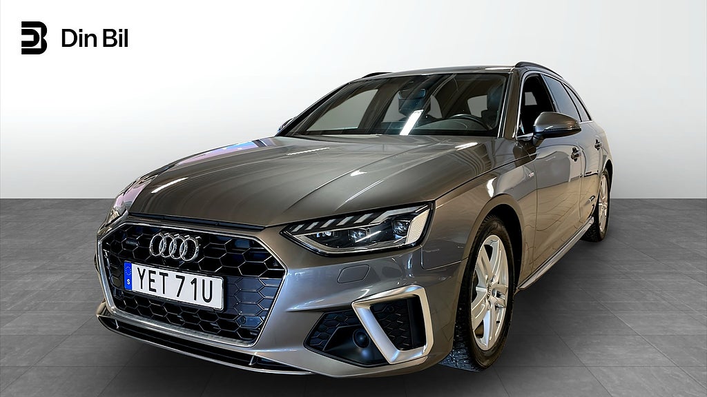Audi A4 Avant 40 TFSI 204hk Quattro S-Line V-Hjul Drag B-Kam