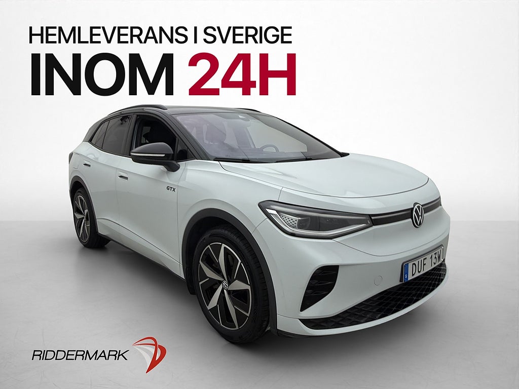Volkswagen ID.4 GTX 299hk Halvskinn IQ.Light CarPlay MOMS