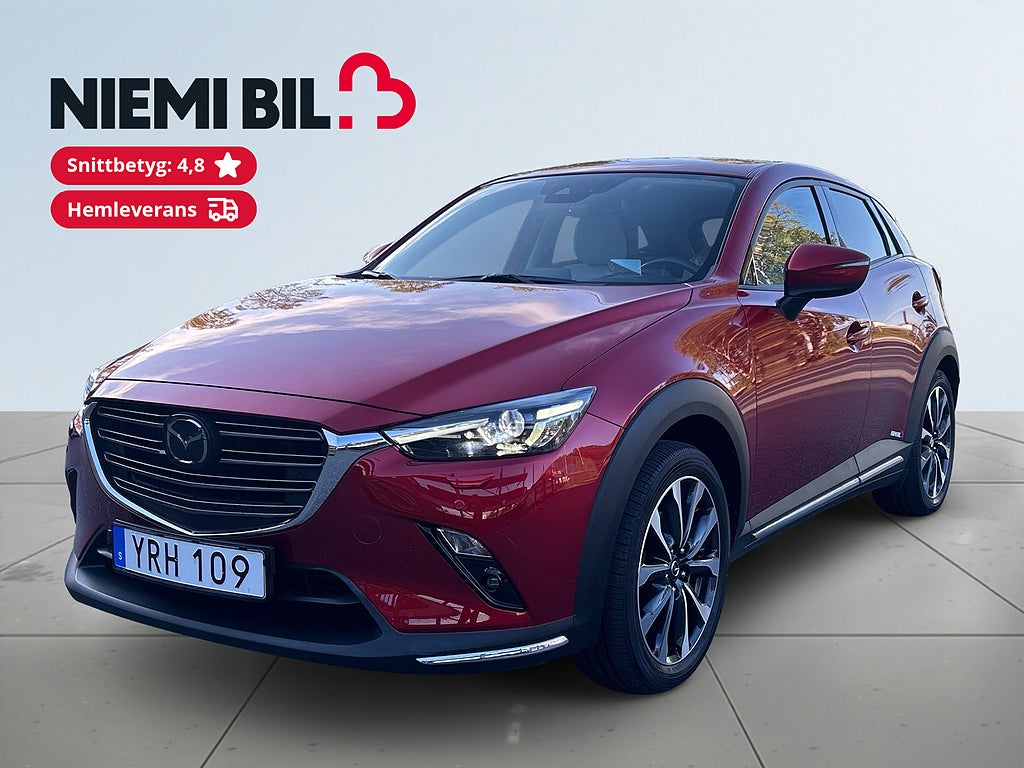 Mazda CX-3 2.0 AWD Optimum MoK/Kamera/Rattvärme/Dragkrok/SoV-däck