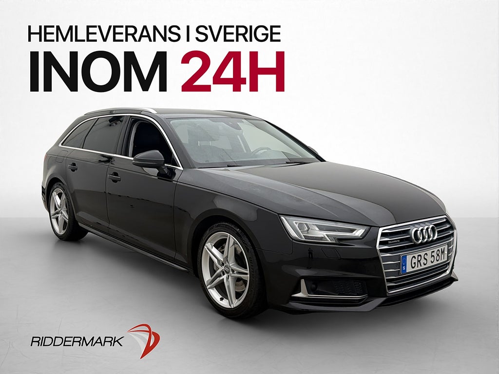 Audi A4 40 TDI Quattro 190hk D-Värmare Drag Carplay