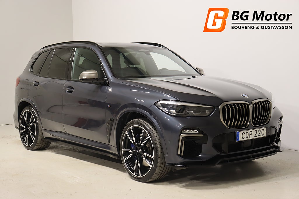 BMW X5 M50i 530HK Aut Drag/Pano/H&K 1,99% Ränta