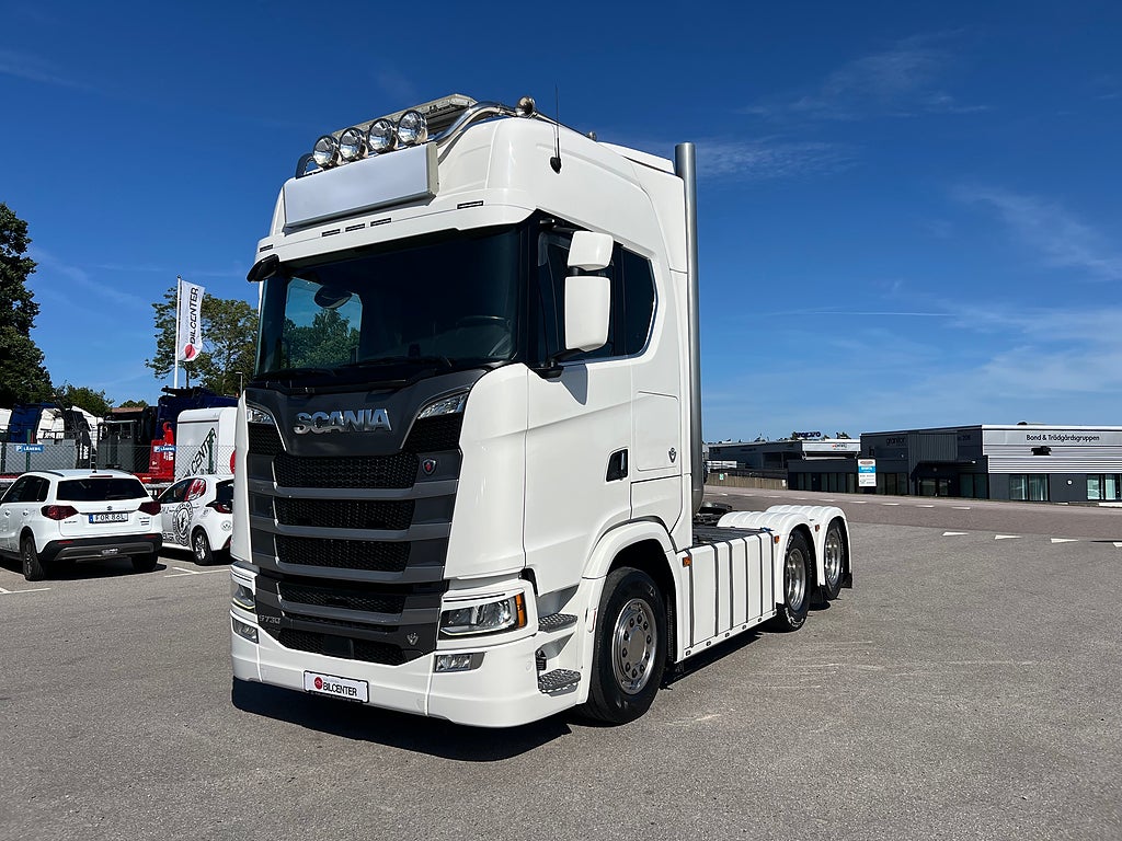 Scania S730 V8 6x2 Dragbil, Hydraulik, Klädd inredning