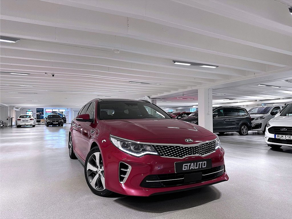 Kia Optima 2.0T SW 245HK GT-Line Pano GPS H/K Adaptiv Farthållare