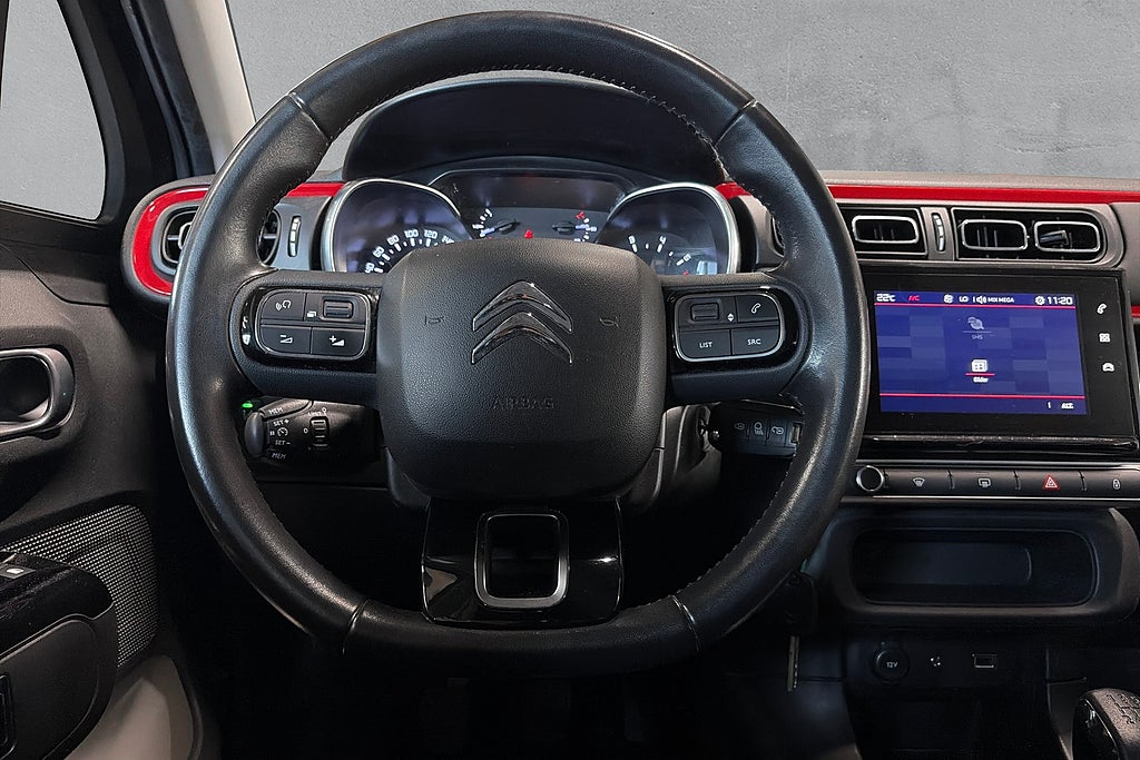 Citroën C3 1.2 PureTech 82, 2-ägare Levereras Nybesiktigad