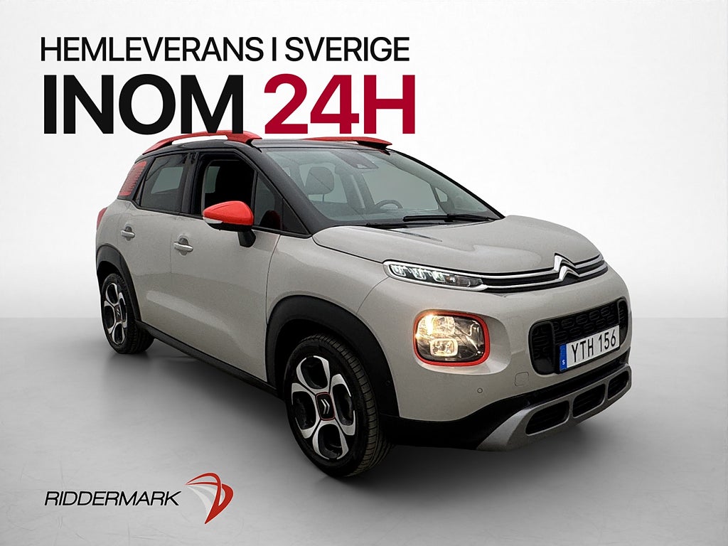 Citroën C3 Aircross 1.2 110hk Pano HUD Kamera Navi CarPlay