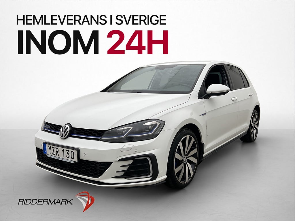 Volkswagen Golf 1.4 TSI GTE Cockpit Sensorer CarPlay MOMS