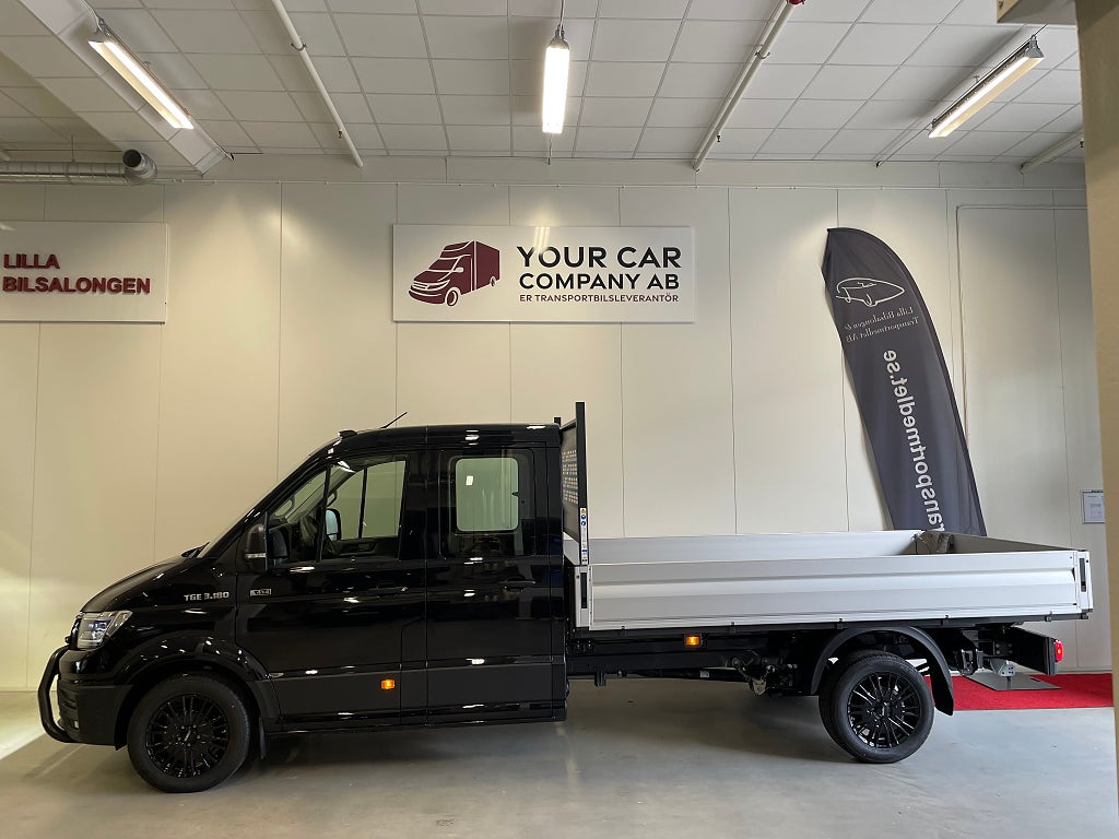 MAN TGE 3.180 4X4 Dubbelhytt 6-sits L4 Flak /675´+