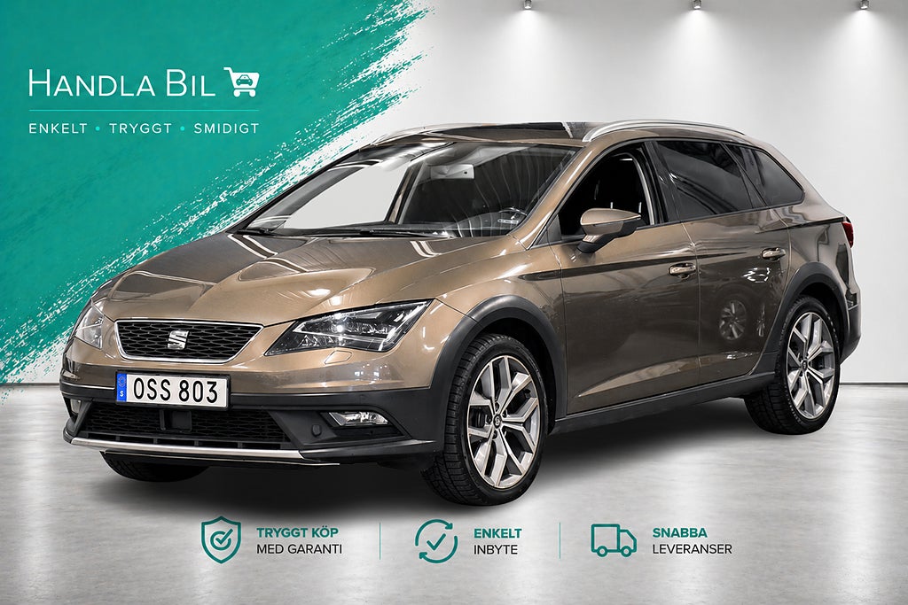 Seat Leon X-Perience 2.0 TDI 4Drive Aut Drag Pano Navi SoV