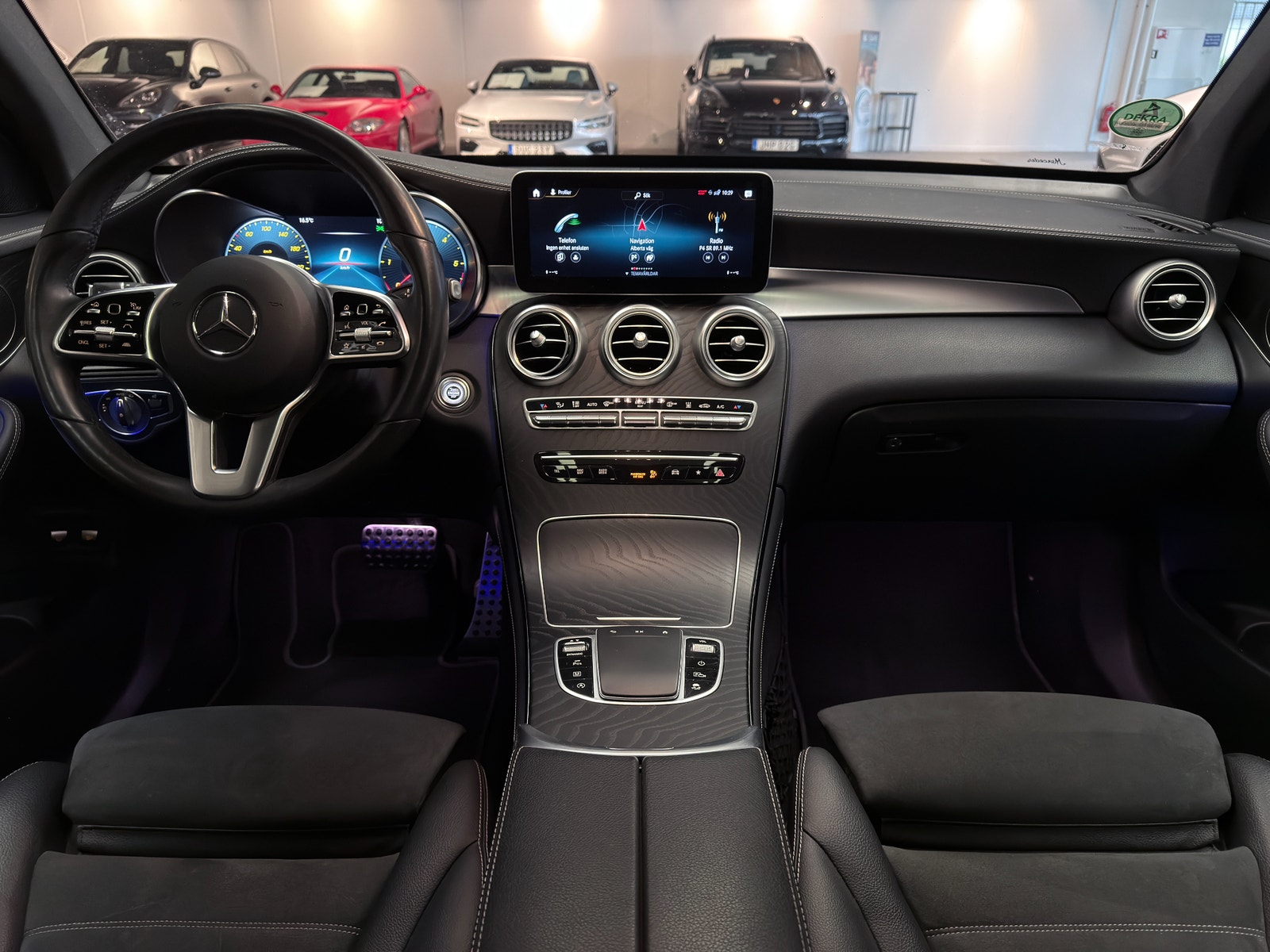 Mercedes-Benz GLC 220 d Coupé 4MATIC 194hk AMG | Drag | Se Spec 2020 - miniatyr 11