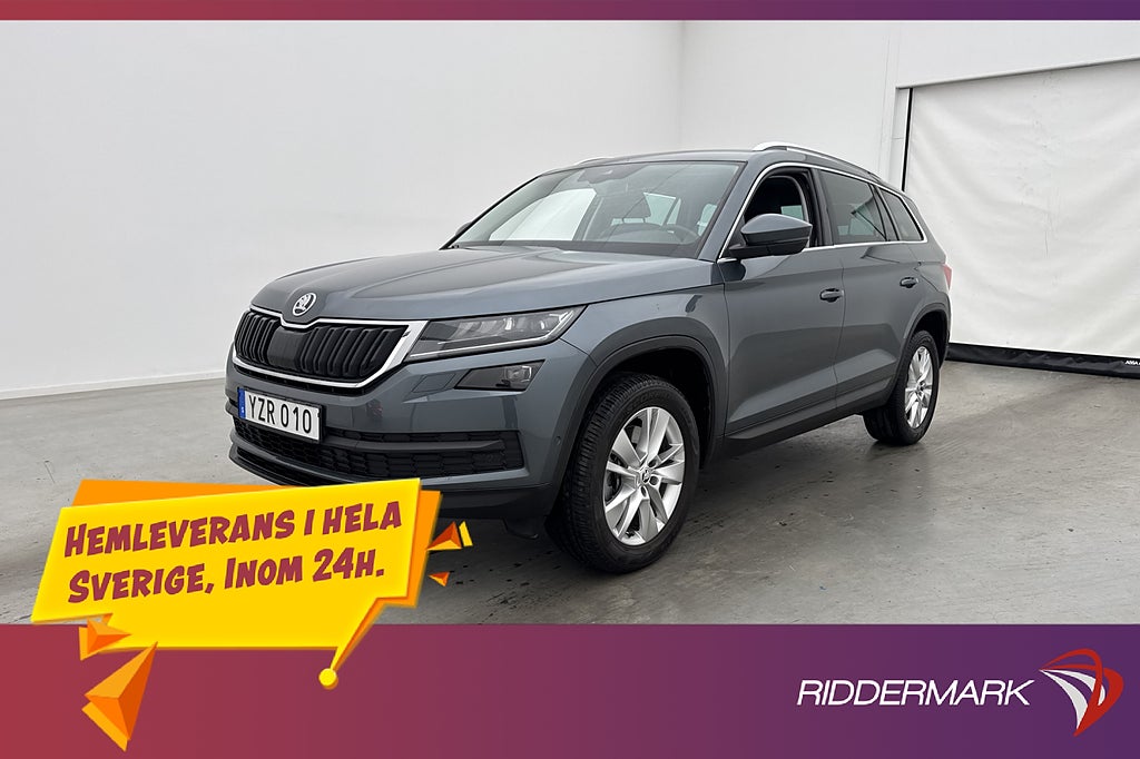Skoda Kodiaq TSI 4x4 180hk Style Dragkrok Värmare Kamera