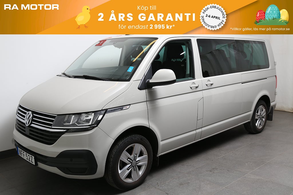 Volkswagen Caravelle 2,0 TDI Comfortline Kombi 9-sits Värmare Drag Leasbar 2022