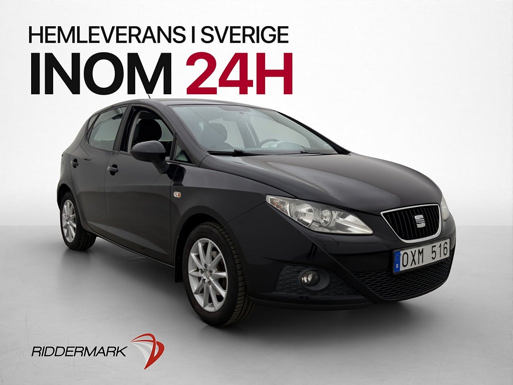 Seat Ibiza 1.4 16v 86hk 976kr Årsskatt 0,59L/mil Elhissar