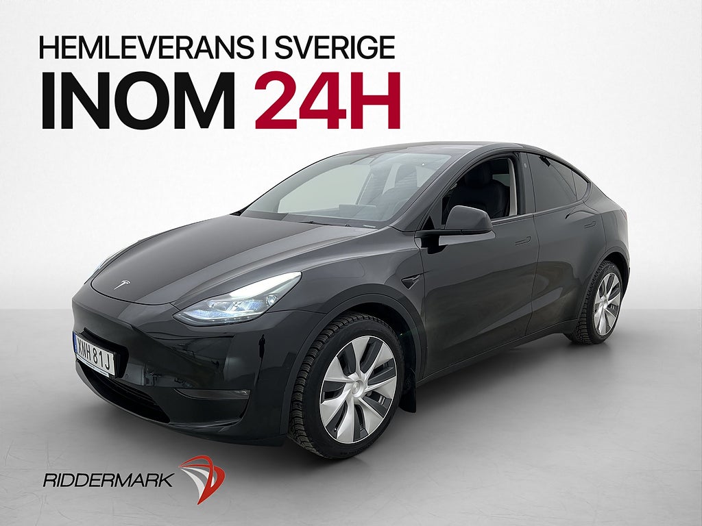 Tesla Model Y Long Range AWD Autopilot Rattvärme Svensksåld