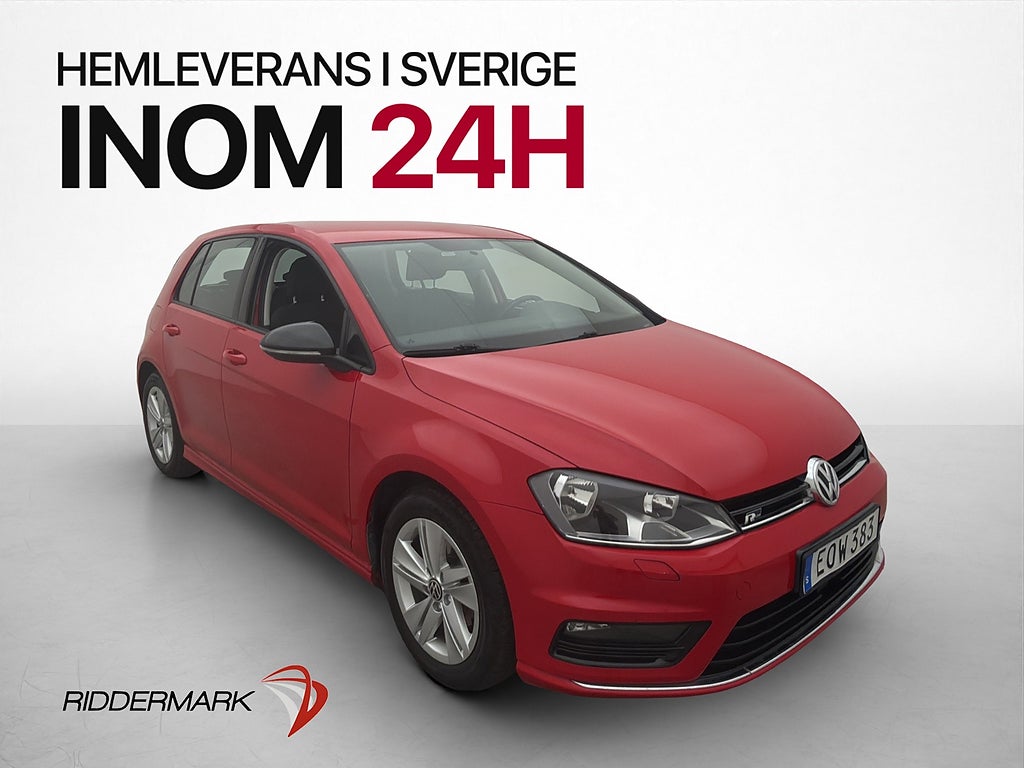 Volkswagen Golf 1.2 TSI 105hk R-Line Adaptiv-Fart Låg-Skatt