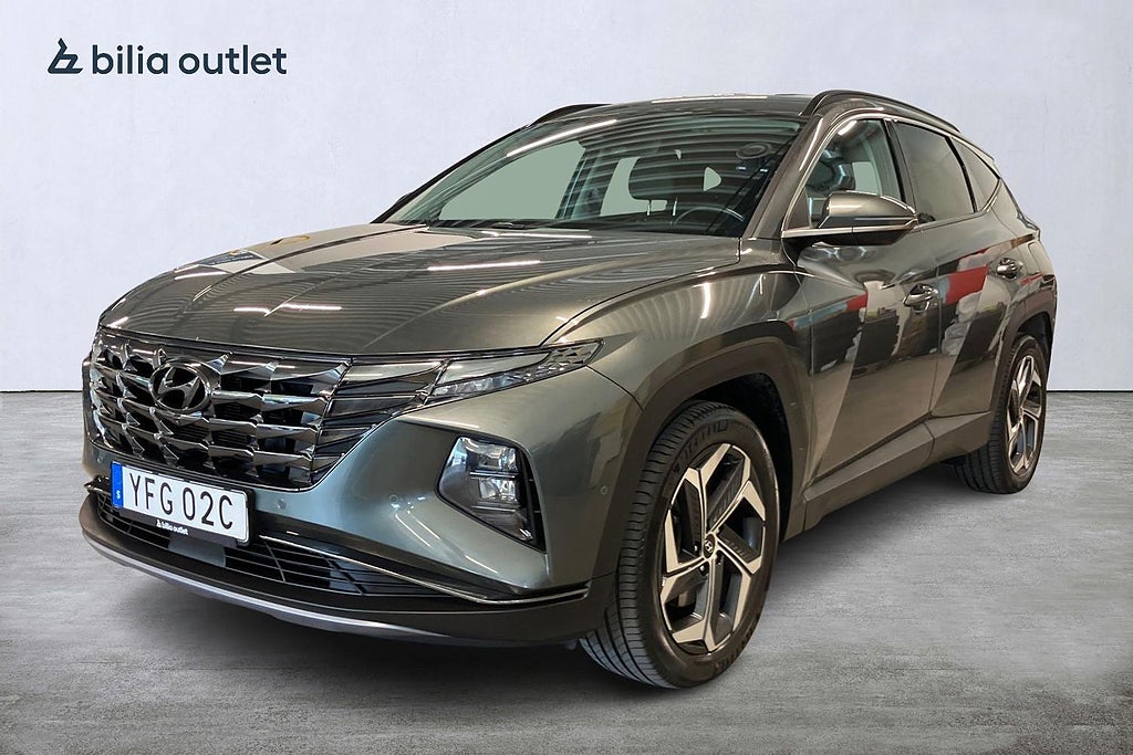 Hyundai Tucson Hybrid AWD Advanced 360°kam Skinn Ventl Säten Elstolar