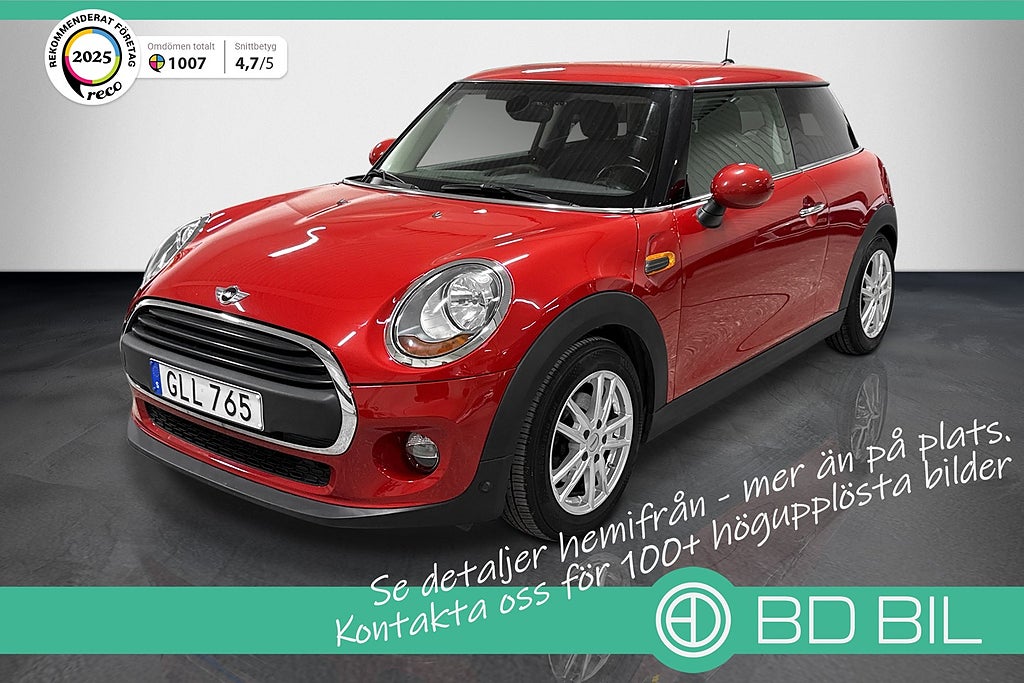 MINI One 3-Dörrars PEPPER TVÅ BRUKARE FINT SKICK 360:- SKATT 