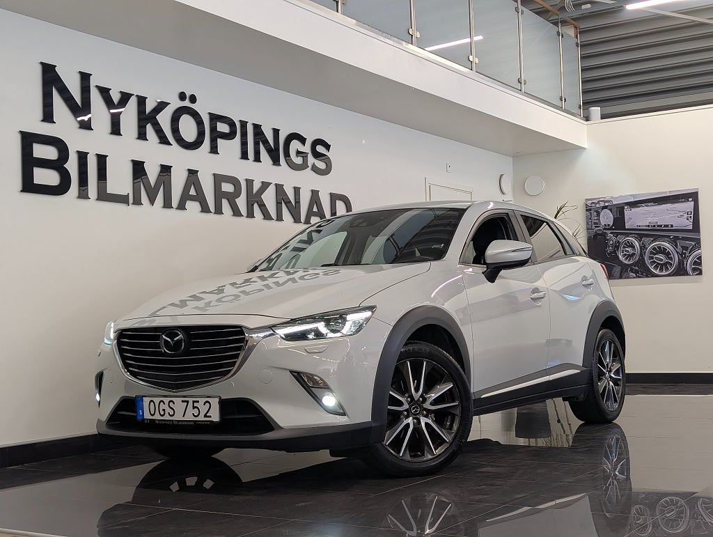 Mazda CX-3 2.0 120 hk Euro 6 | HUD | GPS | Ad. farth.  | Kamera